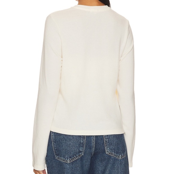 White Button-Up Cardigan - Picture 8 of 9